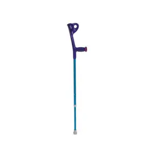 Elbow Crutch with Fixed Handle, Fuchsia, 100–123 cm | MOBIAK
